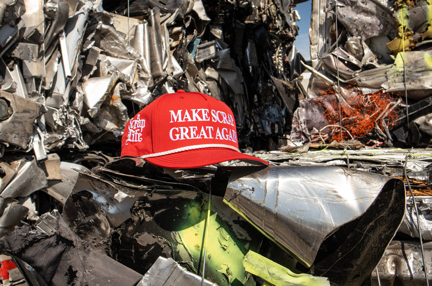 Make Scrap Great Again Five Panel Rope Hat