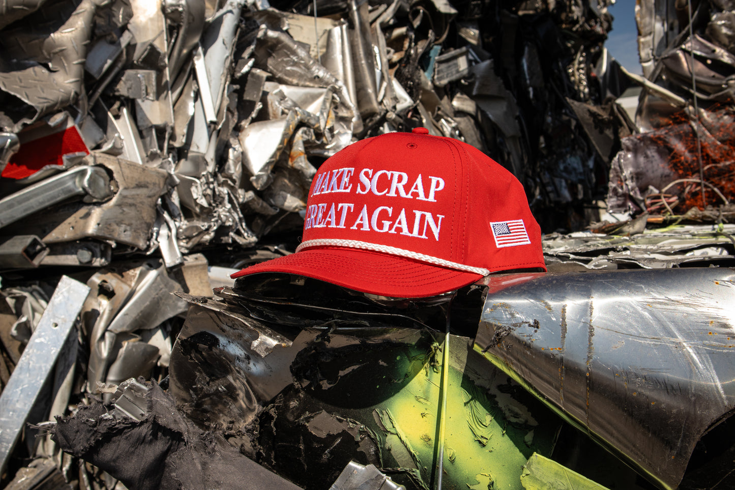 Make Scrap Great Again Five Panel Rope Hat